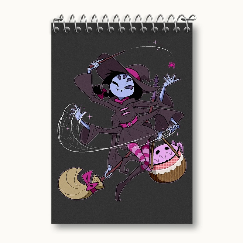 دفتر یادداشت 50 برگ خندالو مدل بازی آندرتیل (Undertale) کد 31772