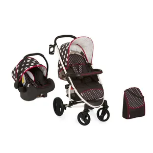 ست کالسکه و کریر هاوک مدل Malibu XL SND Dots Black