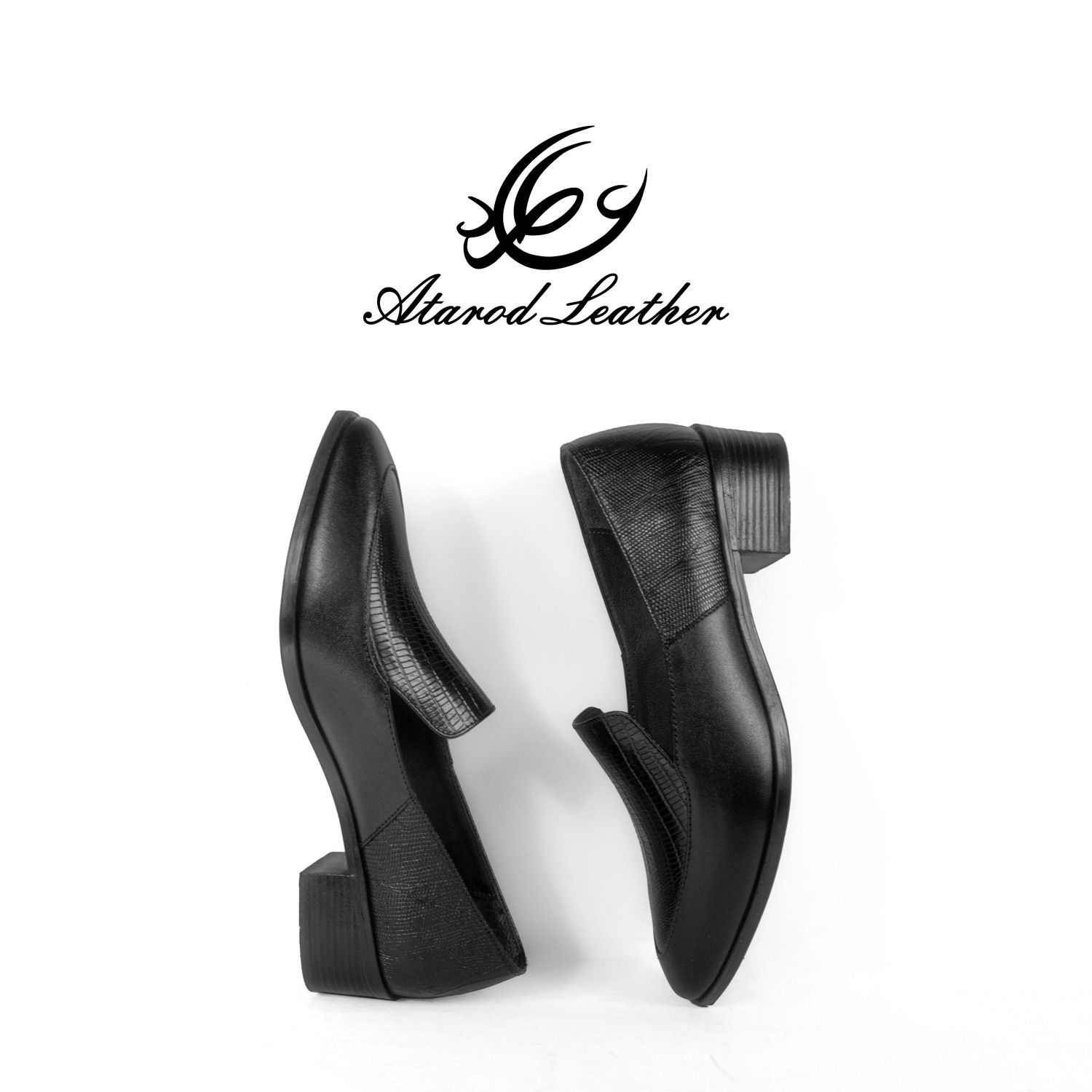 کفش زنانه چرم عطارد مدل چرم طبیعی کد SH208 -  - 6