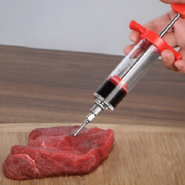 سرنگ طعم دهنده مرغ و گوشت مدل مارینید