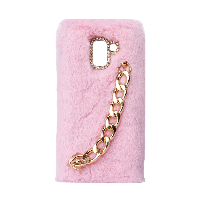 کاور طرح دخترانه مدل خزدار پشمالو مناسب برای گوشی سامسونگ Galaxy J8