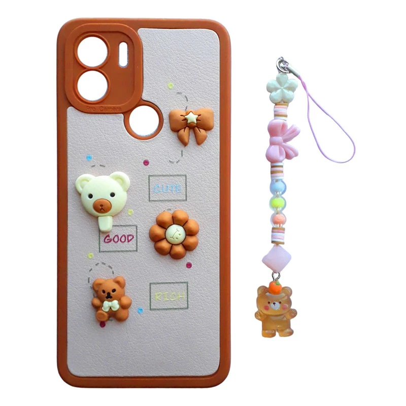 کاور طرح پاپیون کد A11625 مناسب برای گوشی موبایل شیائومی A1 Plus / A2 Plus به همراه بند آویز