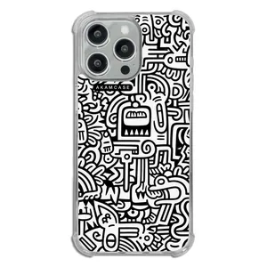 AKAM AMC-WTA15PROMAX-DOODLE15 Cover For Apple iPhone 15 Pro Max