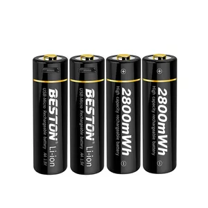 باتری قلمی قابل شارژ بستون مدل MICROUSB بسته چهار عددی