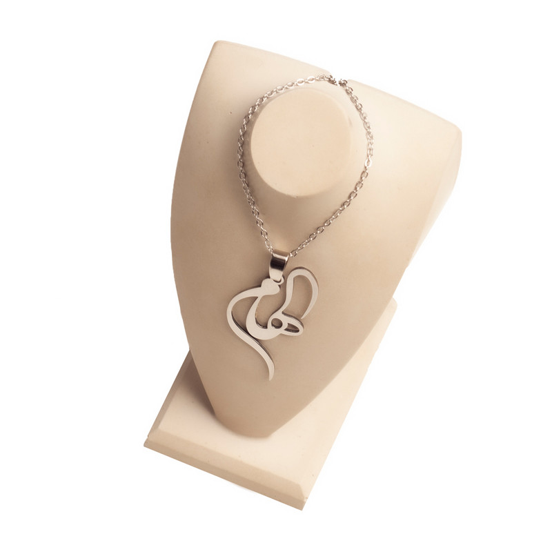 گردنبند دخترانه مدل استیل الهام