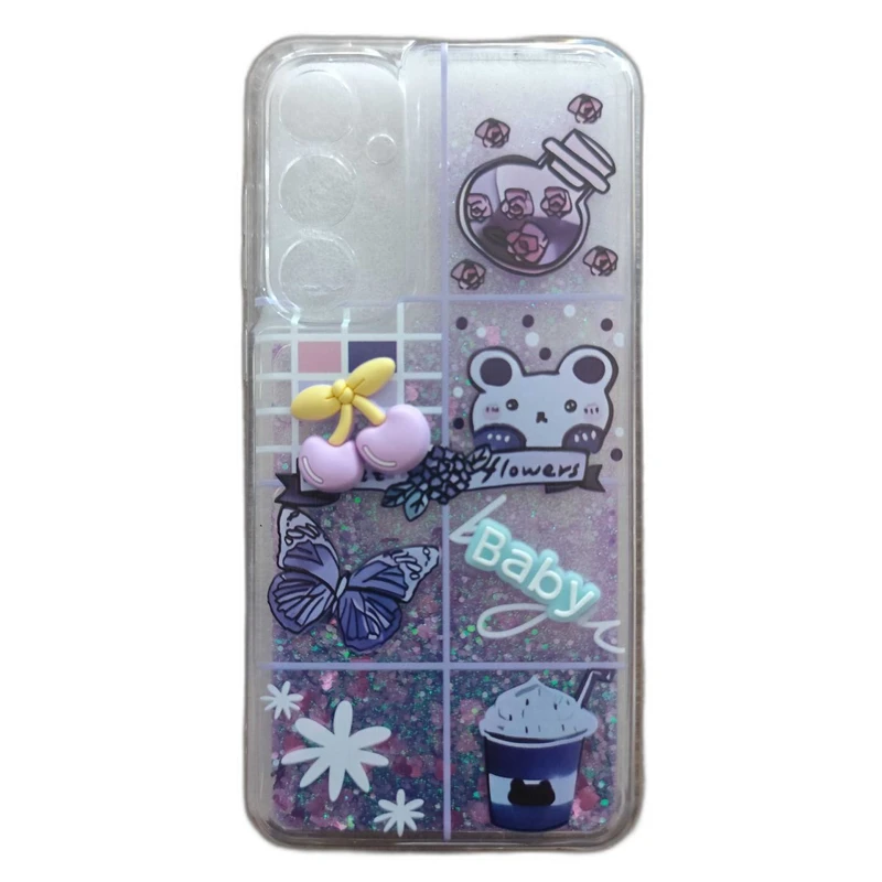 کاور مدل عروسکی آکواریومی مناسب برای گوشی موبایل سامسونگ Galaxy A35