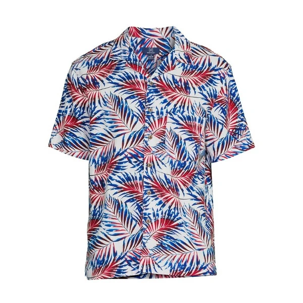 پیراهن آستین کوتاه مردانه جورج مدل BL-HAWAII