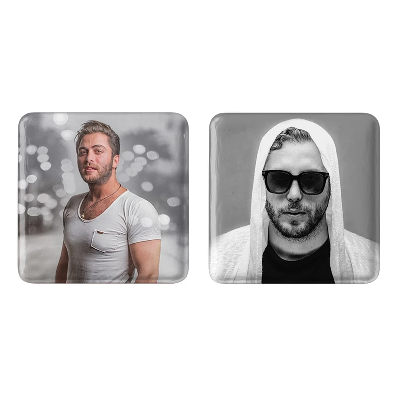 مگنت خندالو مدل مسیح و آرش عدل پرور کد 33223323 مجموعه 2 عددی