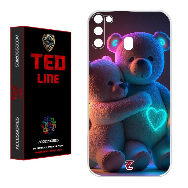 کاور تد لاین طرح خرس عاشق کد 1112 مناسب برای گوشی موبایل سامسونگ Galaxy A11