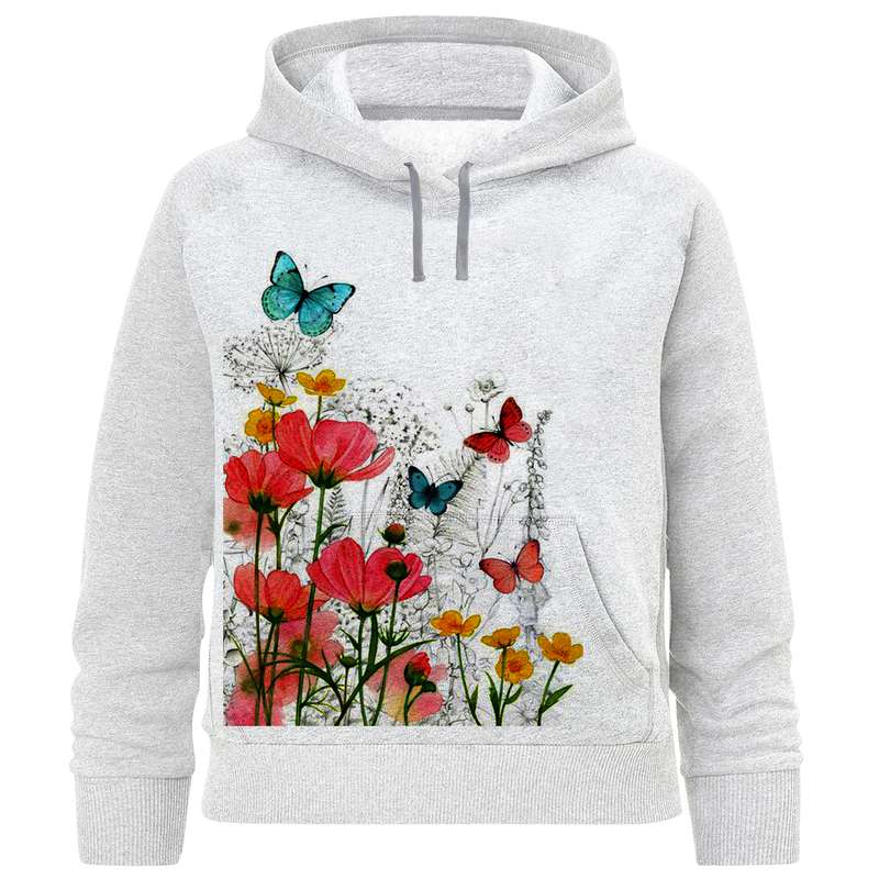 هودی دخترانه مدل لاله وحشی A245