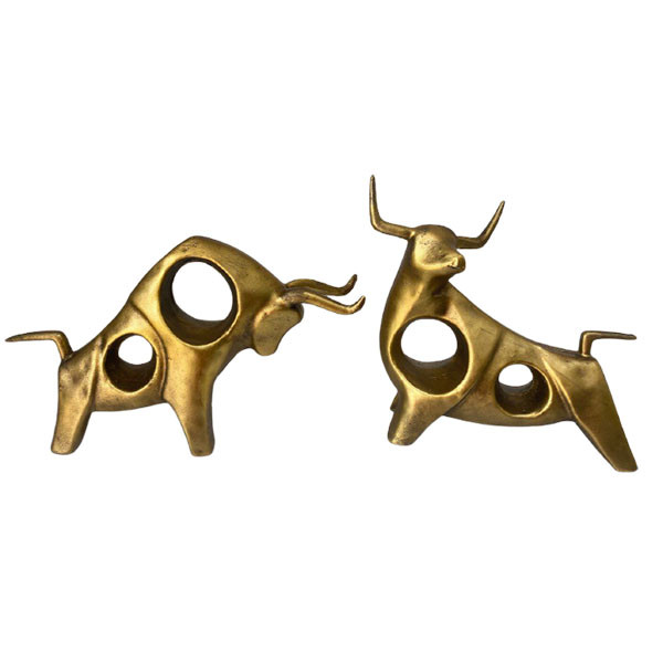 مجسمه مدل گاو ماتادور مجموعه 2 عددی