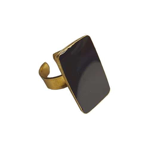 انگشتر مدل مینیمال مستطیلی رزینی