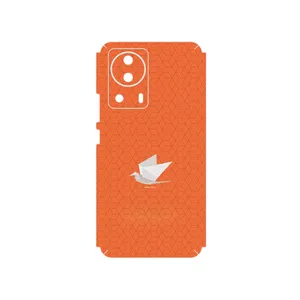MAHOOT Minimalist origami bird Cover Sticker for Xiaomi 13 Lite