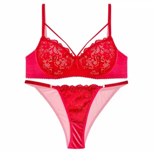 ست شورت و سوتین زنانه نوشه پوش کد 85004 رنگ قرمز