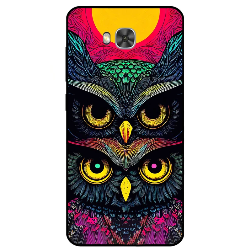 کاور مگافون طرح جغد مدل 1904 مناسب برای گوشی موبایل ایسوس Zenfone 4 Selfie Pro / ZD552KL