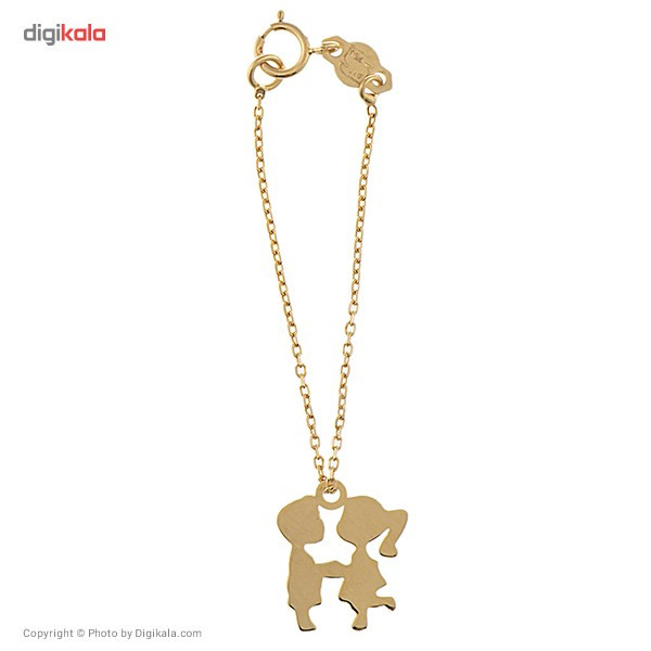 آویز ساعت طلا 18 عیار زنانه زرین مدل A19 آویز ساعت طلا 18 عیار زنانه زرین مدل A19