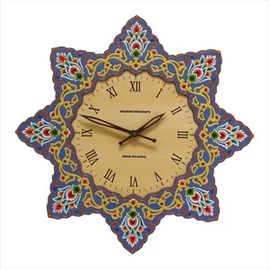  ساعت دیواری ملکیان مدل اسلیمی ختایی کد 20