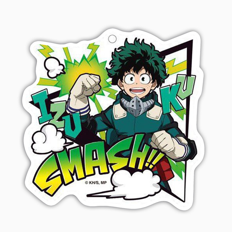 استیکر لپ تاپ و موبایل بووم طرح انیمه My Hero Academy مدل Smash کد BG18