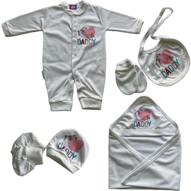 ست 7 تکه لباس نوزادی مدل 560