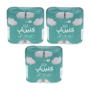 دستمال حوله ای کلین آپ مدل ابر 3 بسته 2 عددی