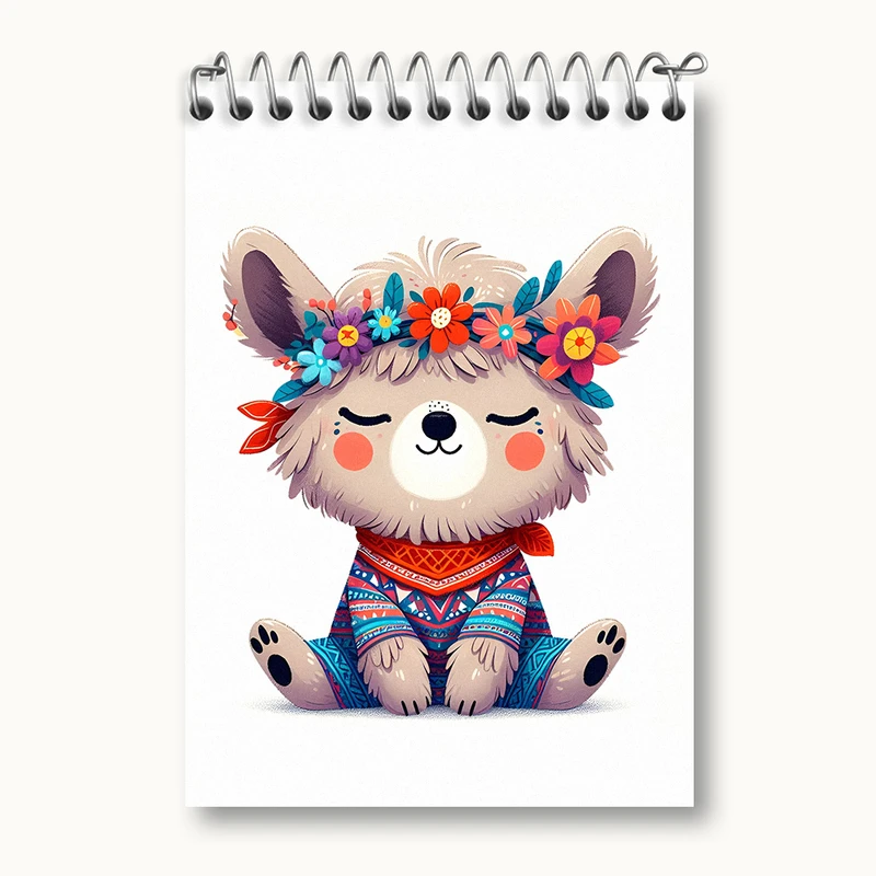 دفتر یادداشت 50 برگ خندالو طرح سگ (Dog) کد N1908