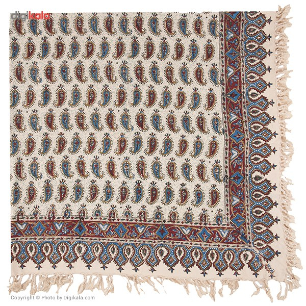 سفره قلمکار ممتاز اثر عطریان طرح 14 سایز 120 × 120 سانتی متر