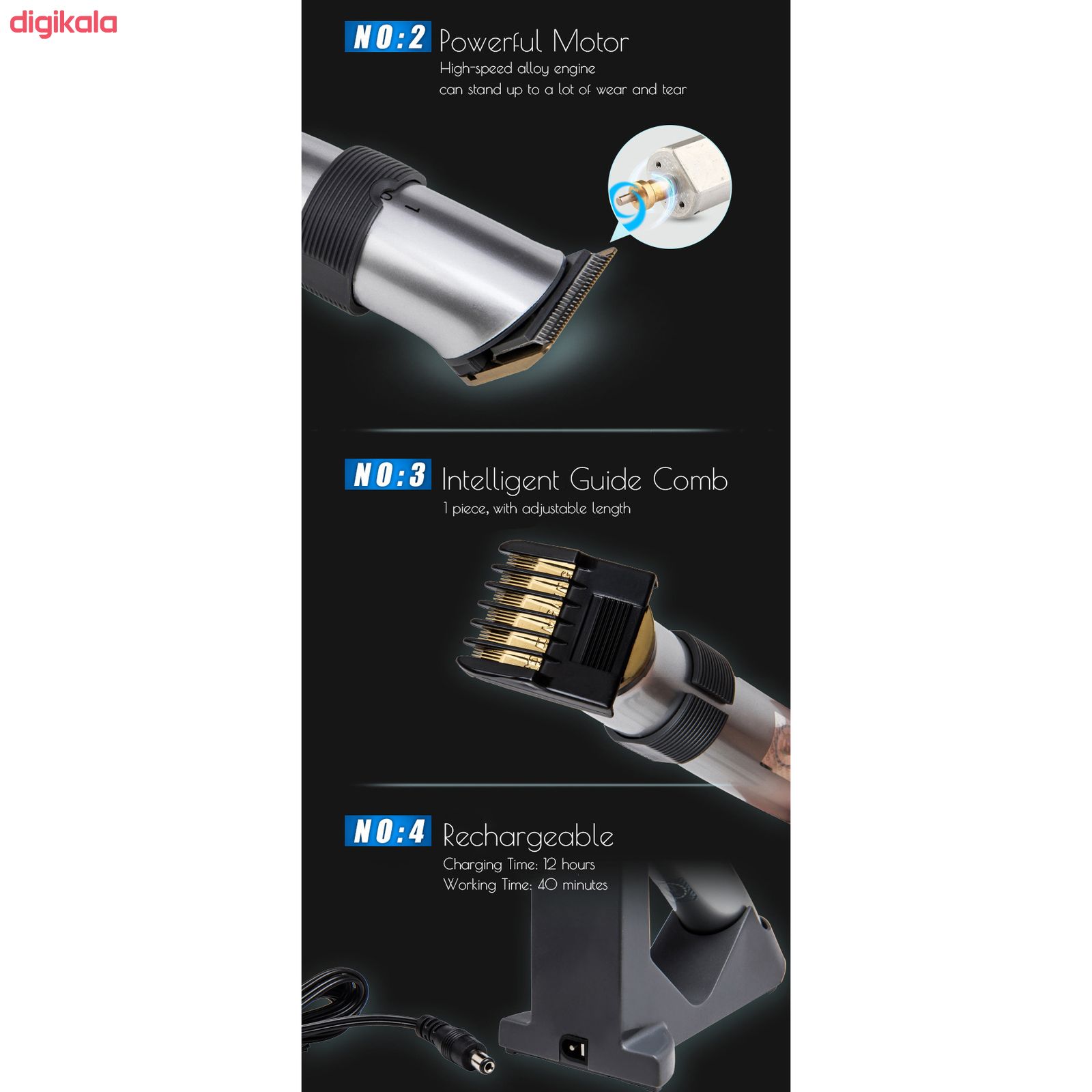 ماشین اصلاح صورت دینگ لینگ مدل RF-608 main 1 19
