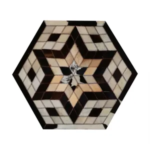 کلاژ فرش پوست و چرم کمالی مدل AD-00449