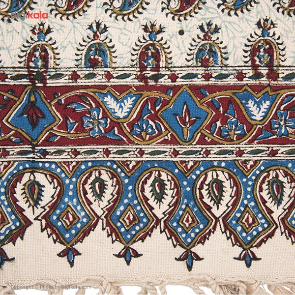 سفره قلمکار ممتاز اثر عطریان طرح 14 سایز 120 × 120 سانتی متر