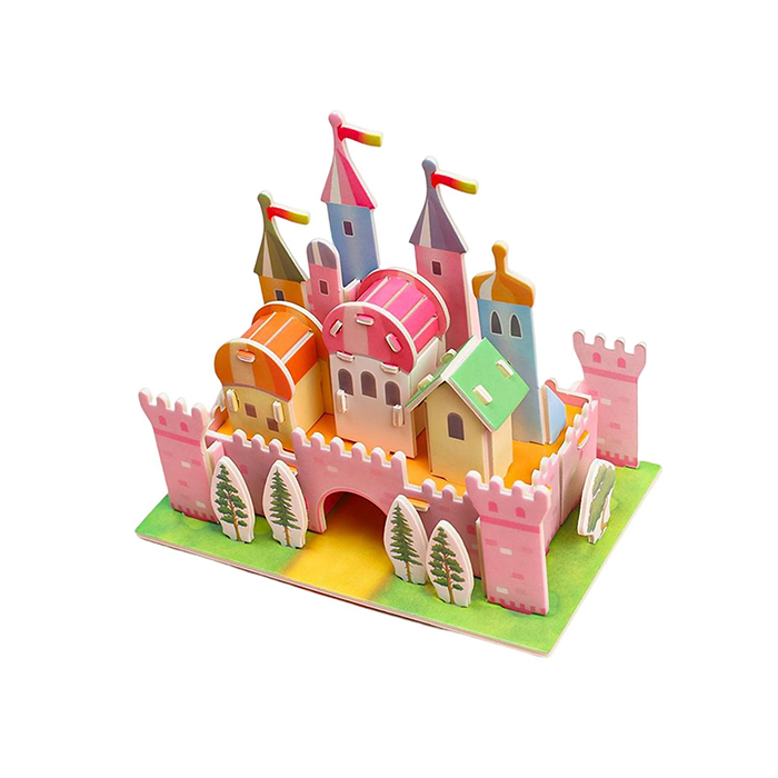 ساختنی مدل Rainbow castle