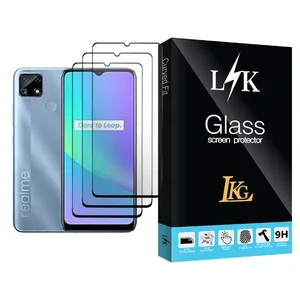 LKG LK Glass MIX003 Screen Protector For Realme C25 Pack Of 3