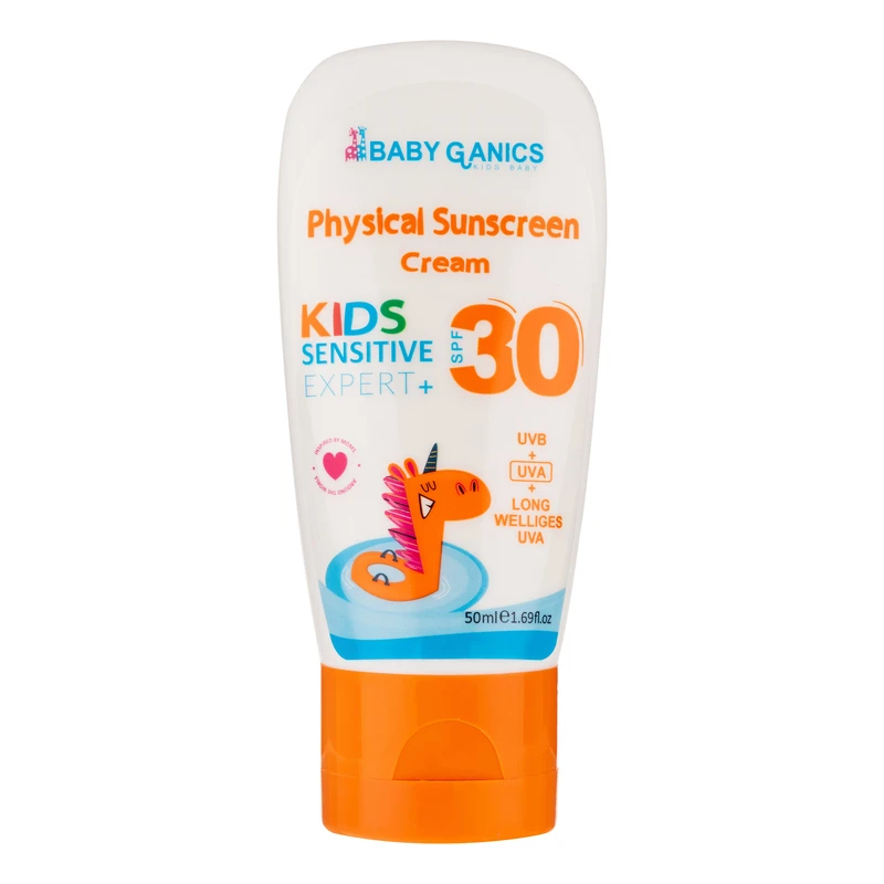 کرم ضد آفتاب کودک بیبی گانیکس مدلEXPERT حجم 50 میلی لیتر