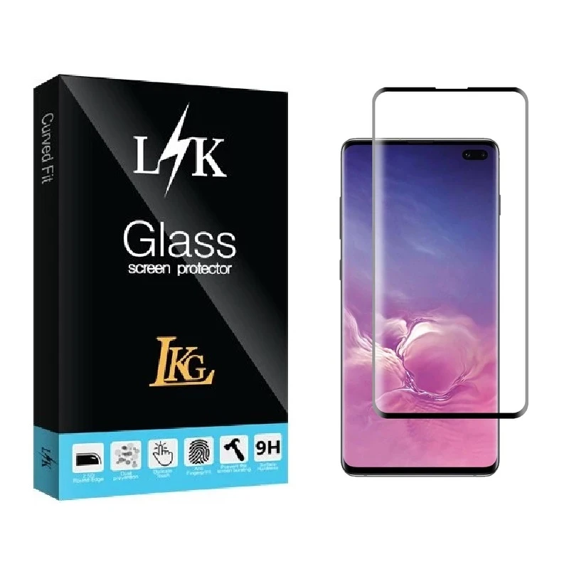 محافظ صفحه نمایش ال کا جی مدل LKK curve_nw  مناسب برای گوشی موبایل سامسونگ GALAXY S10 PLUS