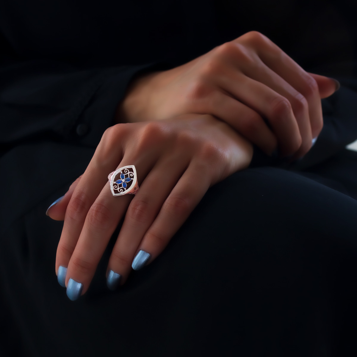 انگشتر طلا 18 عیار زنانه مدل T0007 انگشتر طلا 18 عیار زنانه مدل T0007