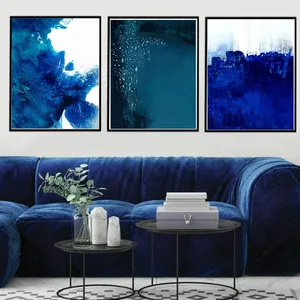 تابلو طرح پتینه مدرن کد14000521مجموعه سه عددی