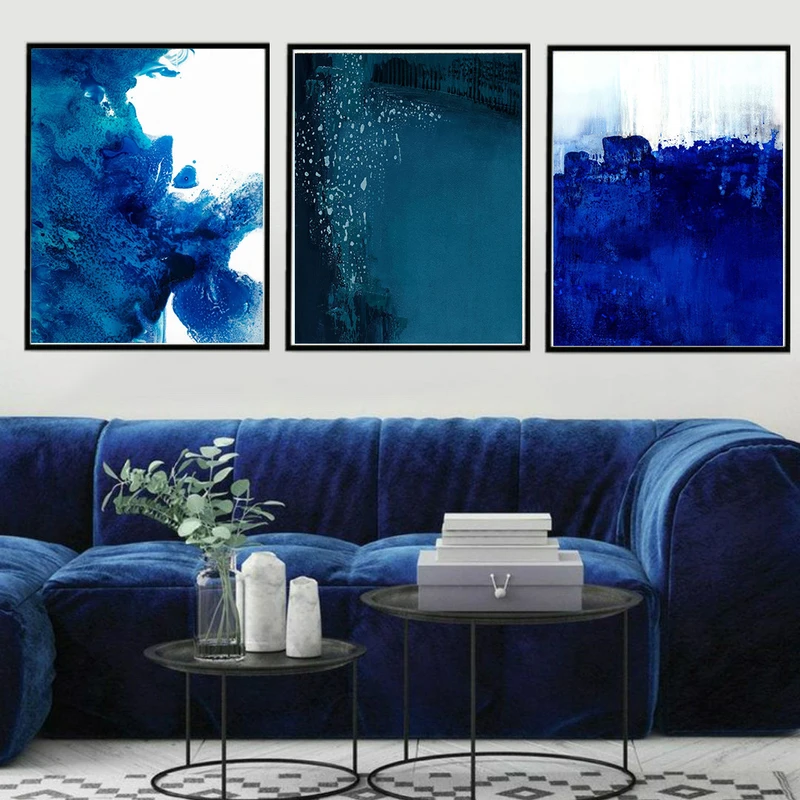 تابلو طرح پتینه مدرن کد14000521مجموعه سه عددی