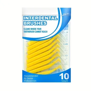 مسواک بین دندانی برند اینتردنتال مدل All Cleans بسته 10 عددی