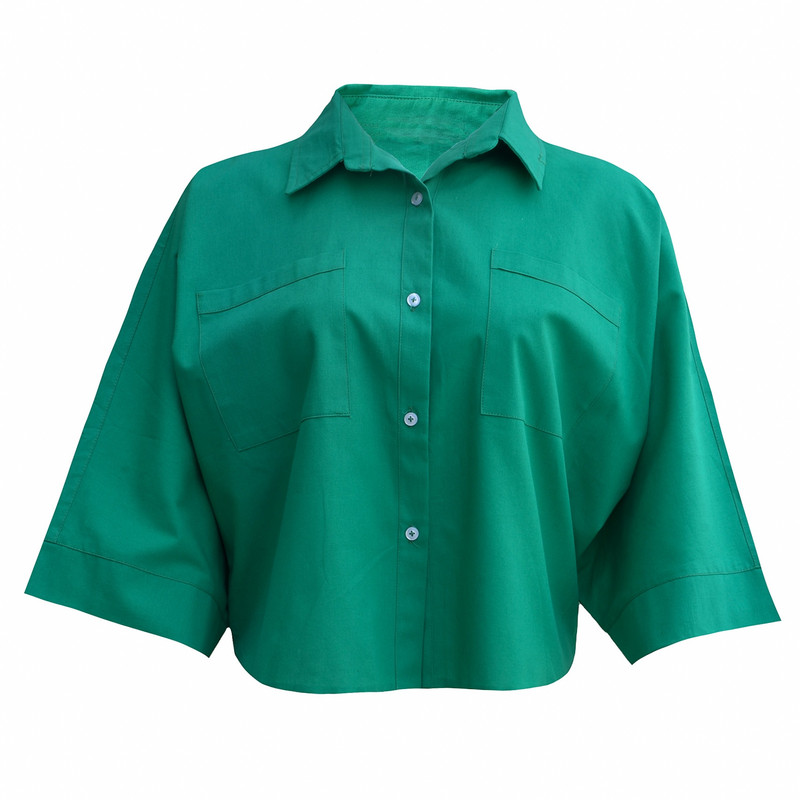 شومیز آستین کوتاه زنانه ورتکو مدل لنین