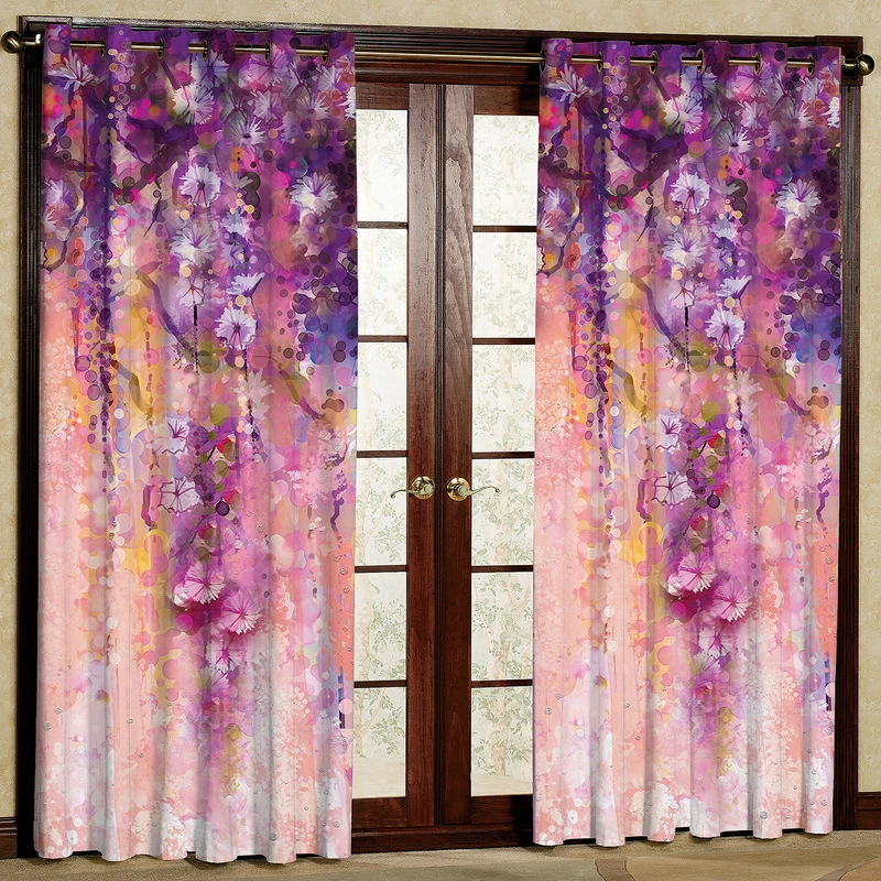 پرده مدل ساده مخمل پانچی کد 2129 سایز 200x140 سانتی متر