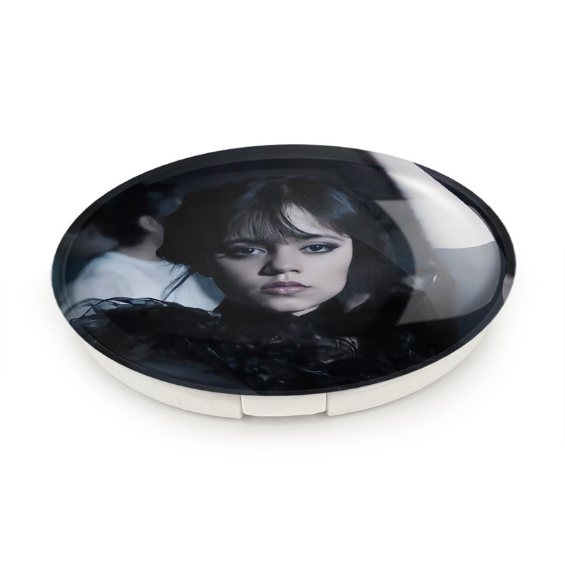 آینه جیبی خندالو طرح ونزدی Wednesday مدل تاشو کد 22048