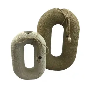 گلدان دکوری مدل نمدی مجموعه دو عددی