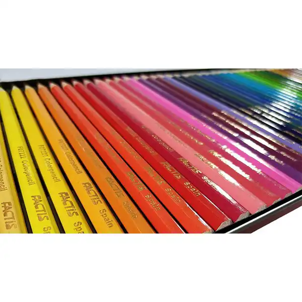مداد رنگی 50 رنگ فکتیس طرح منظره غروب