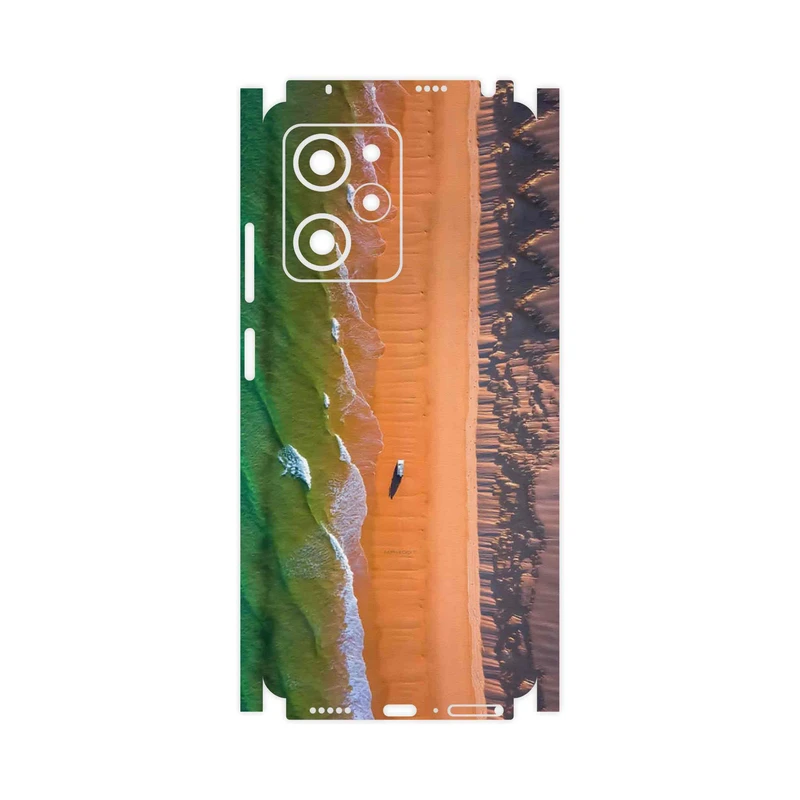برچسب پوششی ماهوت مدل Beach and Green Sea-FullSkin مناسب برای گوشی موبایل شیائومی Poco X5 Pro