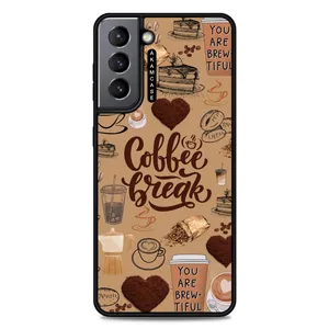 AKAM AMC-WSGS21-COFFEE-18 Cover For Samsung Galaxy S21