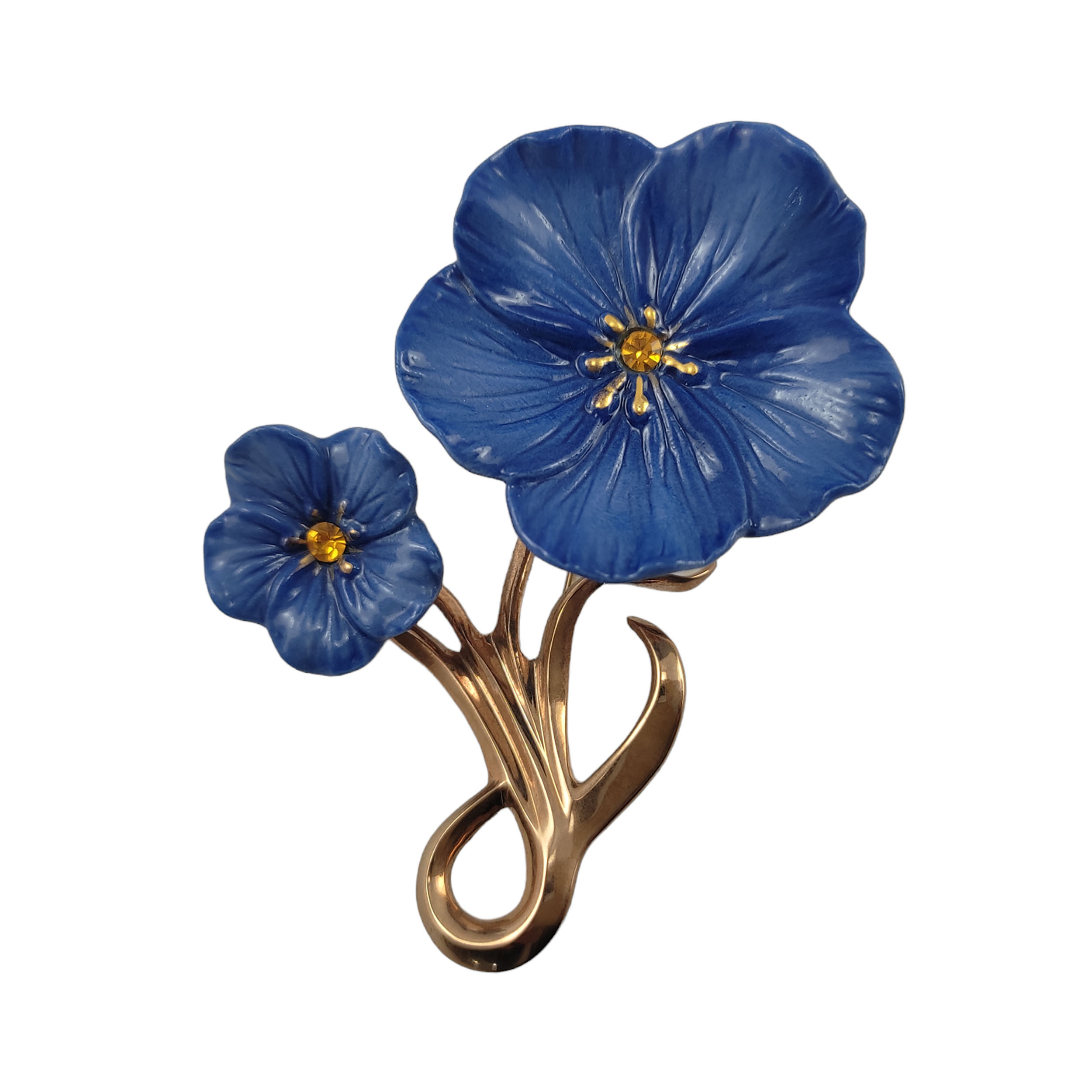 گل سینه زنانه فرانز مدل گل کتان FJ00187