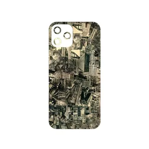 MAHOOT Collage of Skyscraper Cover Sticker for Apple iPhone 12 Pro