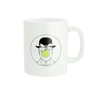 ماگ پاد آفرین مدل سیب و صورت کد 1032