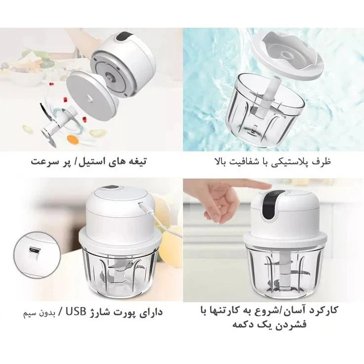 عکس شماره 3 : خردکن 0.35 لیتری مدل مینی