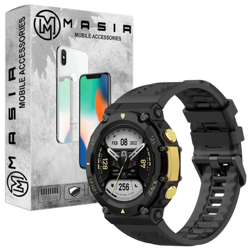  بند مسیر مدل Silicone Belt Band مناسب برای ساعت هوشمند امیزفیت T-Rex 2