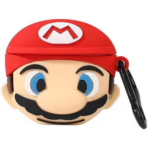 Masir super mario silicone Cover For Apple Air Pod 4